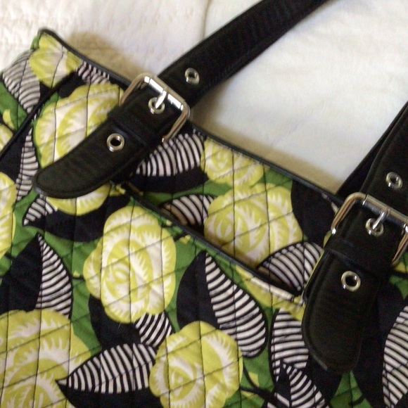 Buckle Tote La Neon Rose Black $98 - Picture 5 of 12